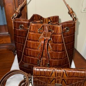 Brahmin Melinda Chestnut with Wallet